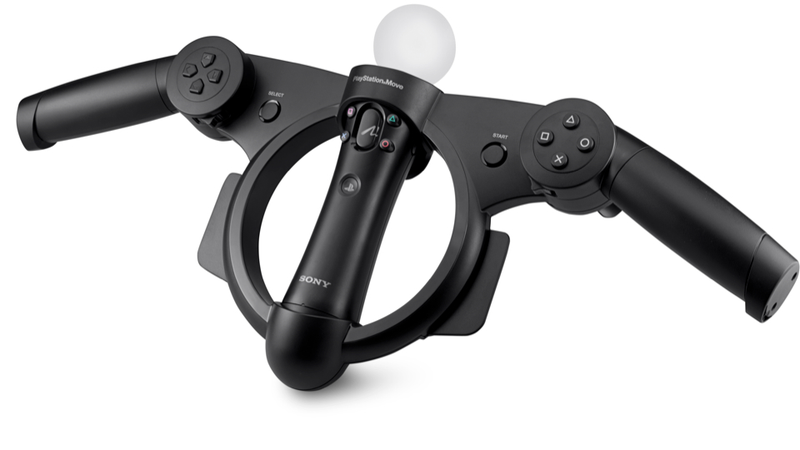 Illustration for article titled A PlayStation Move Wheel Races Out